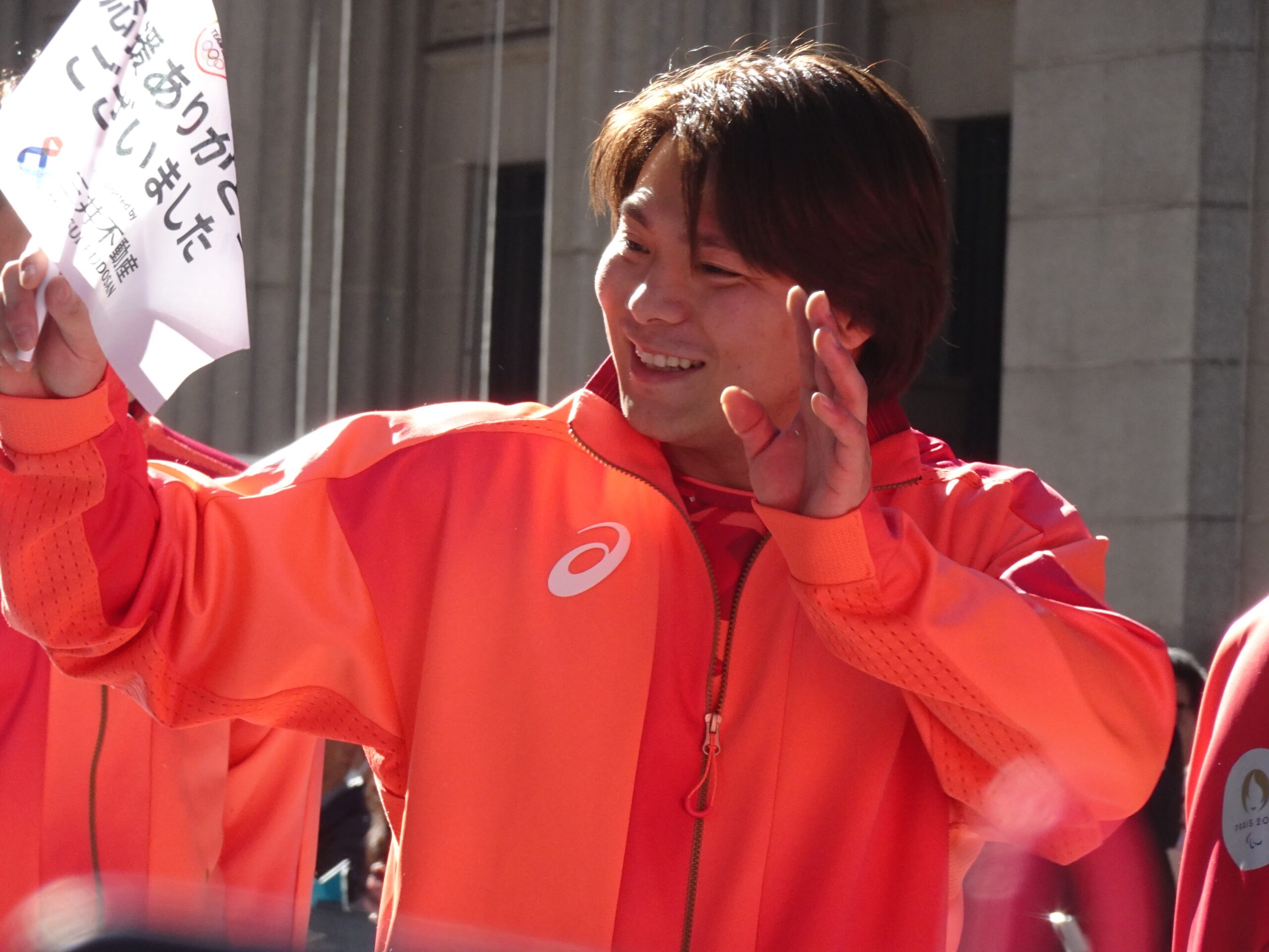 パリ2024オリンピック・パラリンピック TEAM JAPAN応援感謝イベント」での阿部一二三