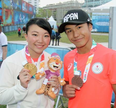 ユース五輪、河合来夢が金