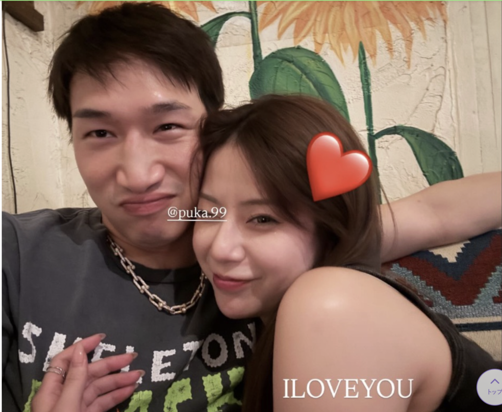 安保瑠輝也の歴代彼女3人目:らら(熊本のキャバ嬢と噂される女性)(2025年初頭〜)